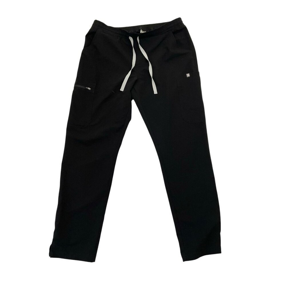 FIGS Yola Skinny Scrub Pants Black Women's size Medium